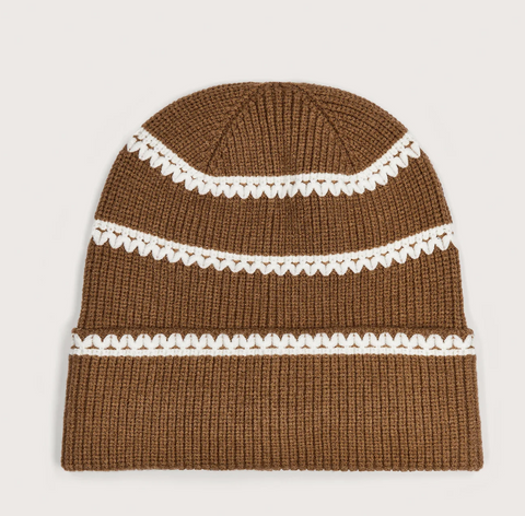 Varley Ronan Stitch Stripe Beanie
