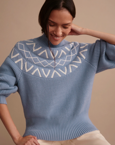 Varley Marcie Fairisle Yoke Knit