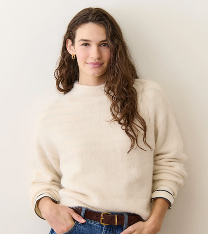 Marine Layer Suri Alpaca Mock Neck Sweater