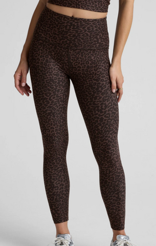 Beyond Yoga Espresso Leopard SoftMark High Waisted Midi Legging
