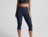 Beyond Yoga Spacedye Mid-Rise Slit Pedal Pusher Legging