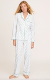 Petite Plume Woven Twill Classic Pajama Set