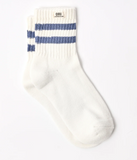 Ori London Windsor Stripe Crew Sock