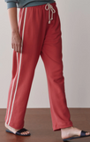 Donni. The Eco-Terry Stripe Pant