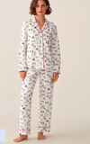 Petite Plume Woven Twill Classic Pajama Set