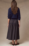 Marine Layer Gia Oxford Midi Skirt