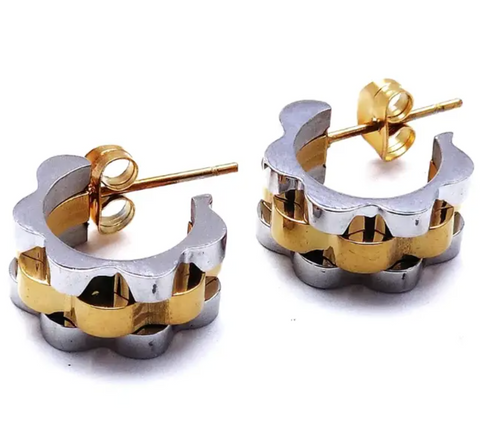 Watchband Mini Hoop Earring
