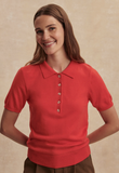 Varley Toni Fine Knit Polo