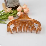 Large Transparent French Hair Claw Clip