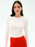 Splits59 Louise Rib Long Sleeve Crop