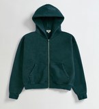 Asher Rosie Cropped Zip-Up Hoodie