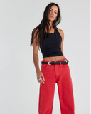 Free People Round Two Pique Low Back