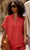 Varley Ritchie Short Sleeve Sweat