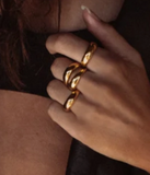 Gold Dome Ring