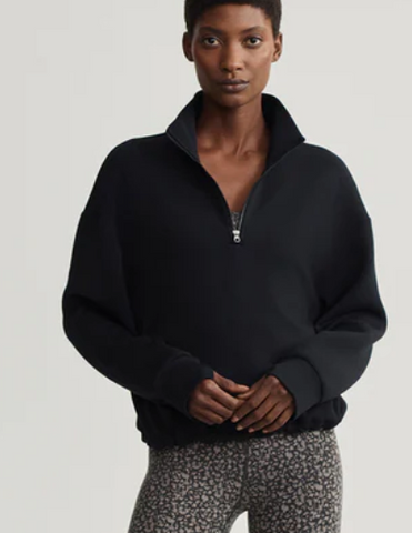 Varley Sian Cropped Half Zip