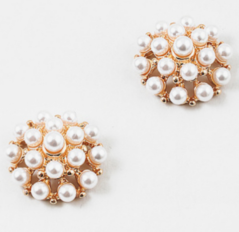 Pearl Cluster Earring