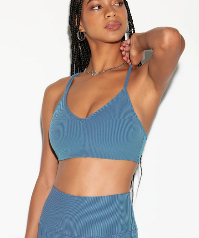 Spiritual Gangster 2-Tone Longline Bra