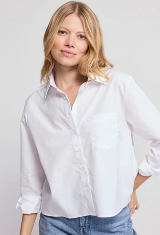 The Shirt Long Sleeve Boxy Crop