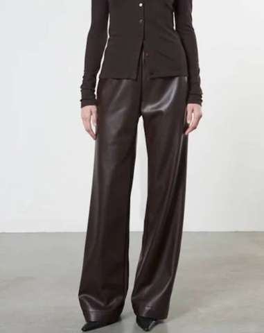 Enza Costa Vegan Leather Pant
