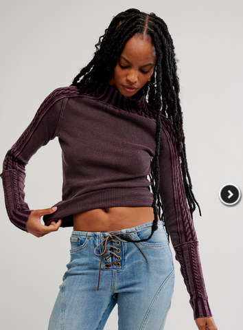 Free People Breezy Swit Top