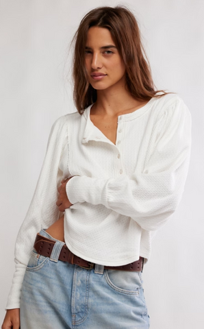 Free People Quinn Knit Top