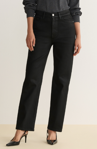 Warp + Weft ASE Stretch Coated High Rise Straight