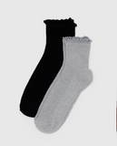 BAGGU Lettuce Edge Sock