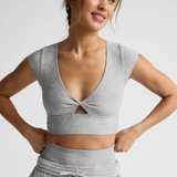 Beyond Yoga Spacedye Get it Twisted Cropped Tee