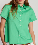 The Shirt Boxy Cropped Short Sleeve Crop