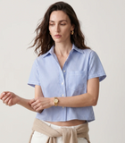 The Shirt Boxy Cropped Short Sleeve Crop