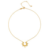 16" North Star Burst Necklace