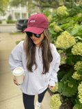 MÉRE Dad Hat- Burgundy