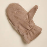 Women's Ultra-Soft Faux Fur Suede Mitten Gloves