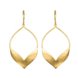 Fluttering Petals Gold  Earrings