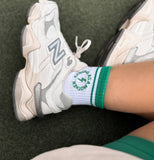 Strong as a mother® Embroidered Half Crew Socks