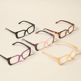 Women's Tortoise Rectangle Reading Glasses