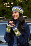 Pachamama Knitted Wool Sheep Fingerless Gloves