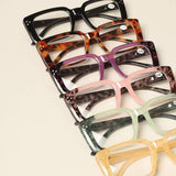 Women's Tortoise Rectangle Reading Glasses