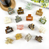 Square Acetate Hair Clip, Spring and Autumn Claw Clip