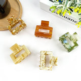 Square Acetate Hair Clip, Spring and Autumn Claw Clip