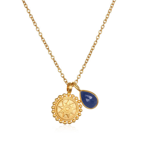 Mandala Necklace with Charm