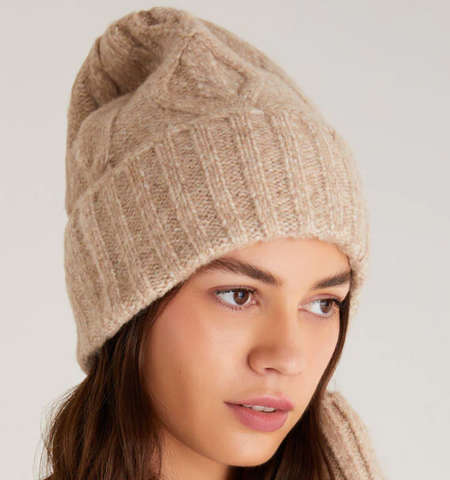 Z Supply Cable Knit Beanie